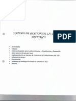 Sistema de Gestion de Calidad Historico