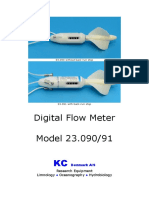 23.090 - Digital Flow Meter, With - Without Back-Run Stop