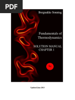 Borgnakke Fundamentals of Thermodynamics 8th Solution Manual