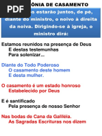 Cerimônia de Casamento