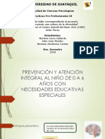 Prevención y Atención Integral Al Niño de 0