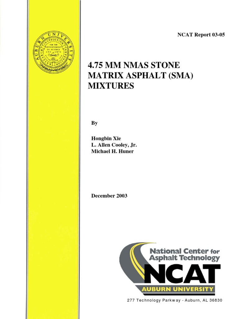 4.75 mm NMAS SMA Mix Design Insights | PDF | Construction Aggregate ...