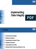 Implement Data Integrity with Constraints, Defaults and Rules