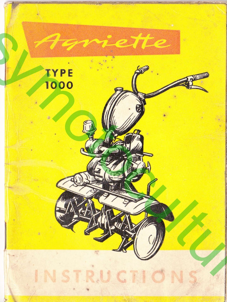 Agria Agriette 1000 Notice Fr Service Homonymie