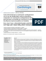 Costo-efectividad de La Rcp Con DEA Comparado Con Rcp Basica, Relacion Costo-efectividad