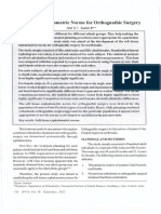 Soft tissue Cephalometric Norms for Orthognathic Surgery