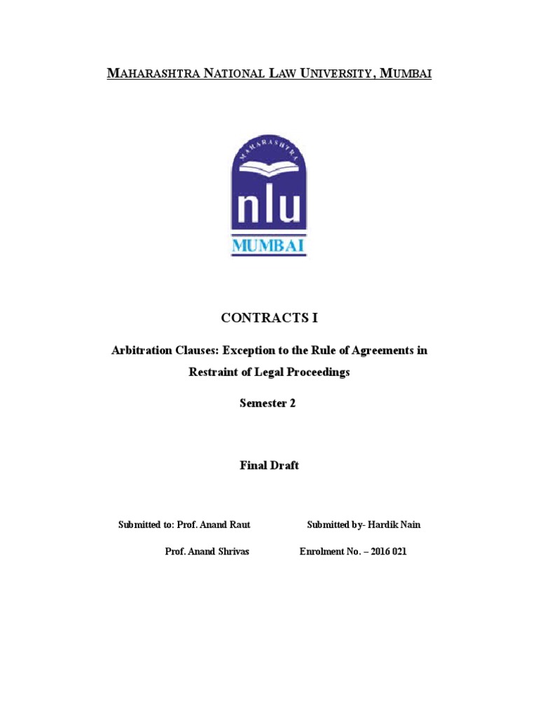 Arbitration in India | PDF | Arbitral Tribunal | Arbitration