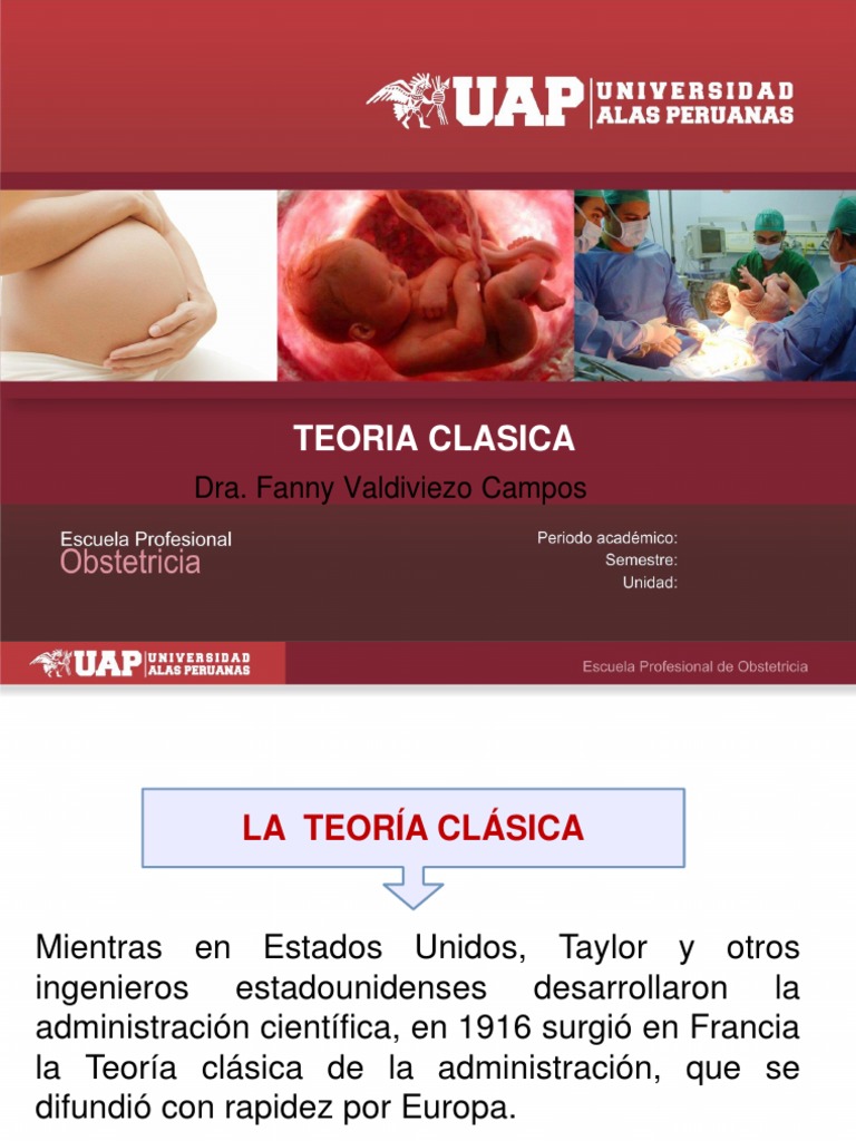 Teoria Clasica de La Administracion 1 Dalma y Rosa | PDF ...