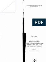 Kripke A Proposito de de Reglas y Lenguaje Privado Wittgenstein PDF
