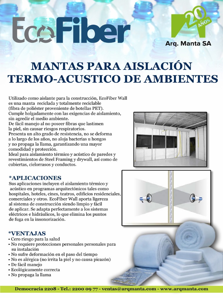 Folleto Ecofiber | PDF