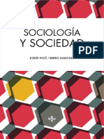 Sociología y Sociedad. Josep Picó y Enric Sanchis