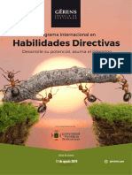 Habilidades Directivas: Programa Internacional en