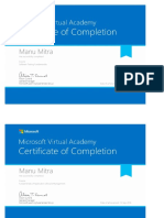 MVA Certificates