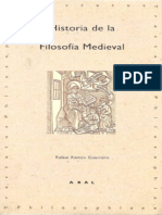 Rafael Ramon Guerrero - Historia de La Filosofia Medieval PDF