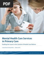 Download Mental Health Care Services in Primary Care by Center for American Progress SN38685186 doc pdf