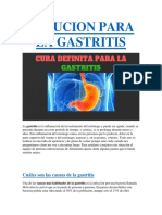 La Gastritis Es La Inflamación Del Revestimiento Del Estómago y Puede Ser Aguda