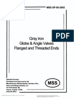 MSS SP-85 2002 GRAY IRON GLOBE &amp - ANGLE VALVES FLANGED AND THREADED ENDS PDF