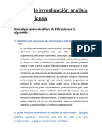 Investigar Sobre Análisis de Vibraciones