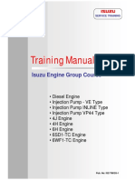 Isuzu Manual Training (Engine Part 1)