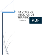 Informe de Medicion de Un Terreno