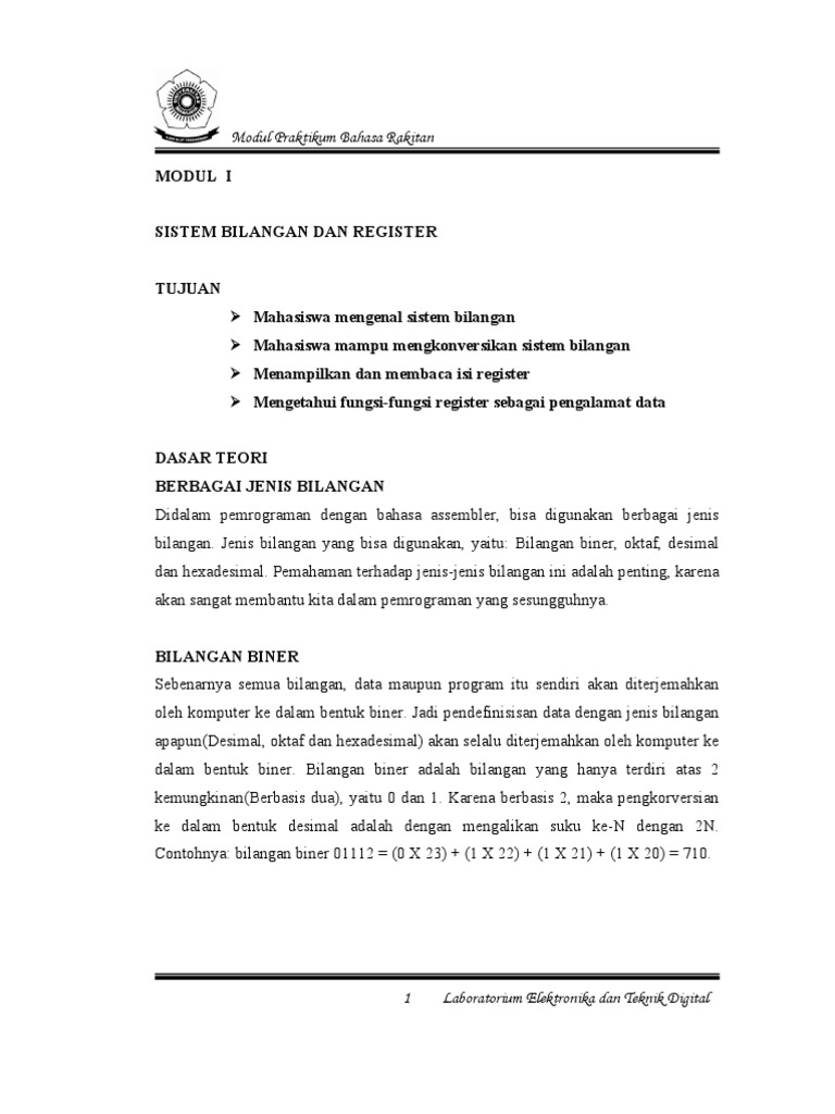 Modul Rakitan | PDF