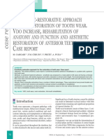 5-Prosthetic-restorative approach for the restoration of tooth wear. Vdo increase, rehabilitation of anatomy and function and aesthetic restoration of anterior teeth. Case report.pdf