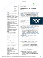 Creo Simulate Components for Stress and Strain Quantities