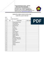 Form Pengambilan Modul PKL