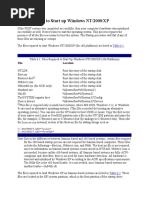 Files Required To Start Up Windows NT
