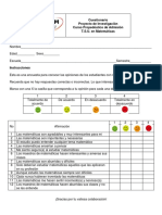 Cuestionario para Encuesta