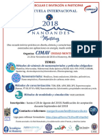 1a Circular - Escuela Nanoandes 2018 Monterrey