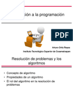 Introducción A La Programación (Resolución de Problemas y Los Algoritmos)