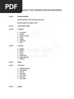 7th Birthday Program for Girl | PDF | Birthdays | Psychological Concepts