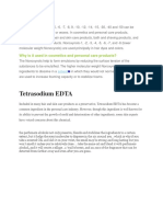 Tetrasodium EDTA: What Is It?