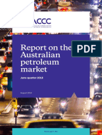 Report On The Australian Petroleum Market June Quarter 2018