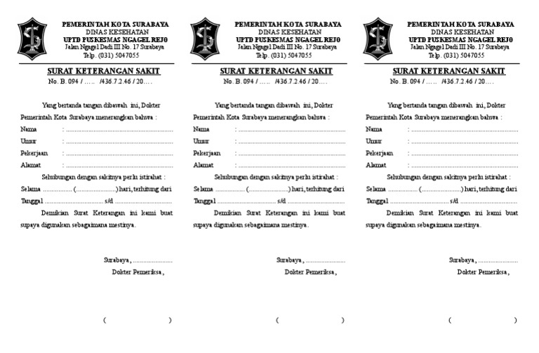 Surat Sakit