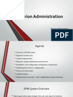 Hyperion Administration: - Aisvarya Rajagopalan