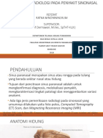 Pemeriksaan Radiologi Pada Penyakit Sinonasal