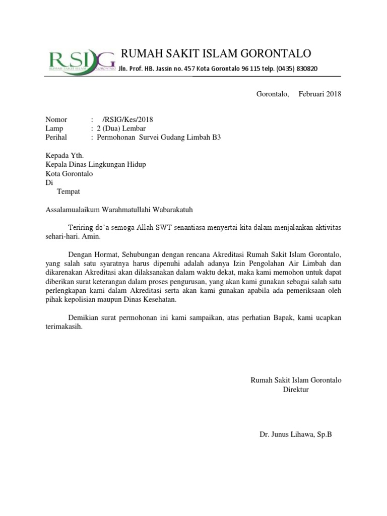 Surat Blh Izin Ipal Pdf