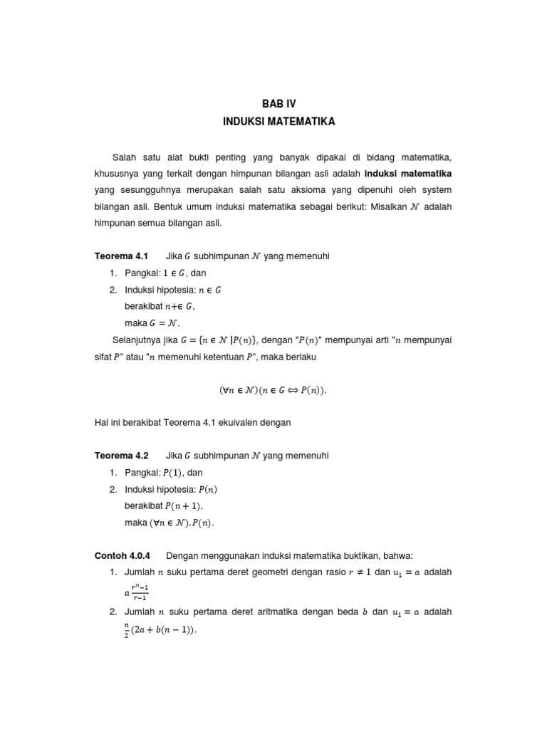 Induksi Matematika
