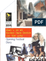 2000 - 09 - Opening Festival Diary - Sep To Dec 2000