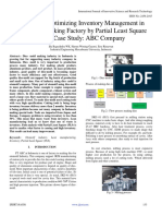 Analysis To Optimizing Inventory Management in Dies-Mold Making Factory by Partial Least Square (PLS) Case Study: ABC Company