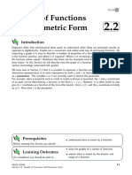 HELM (2008) : Section 2.2: Graphs of Functions and Parametric Form