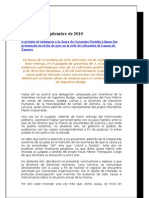 Solicitud de Audiencia en El Juzgado de Garantías #3