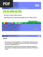 Cognos Best Practices