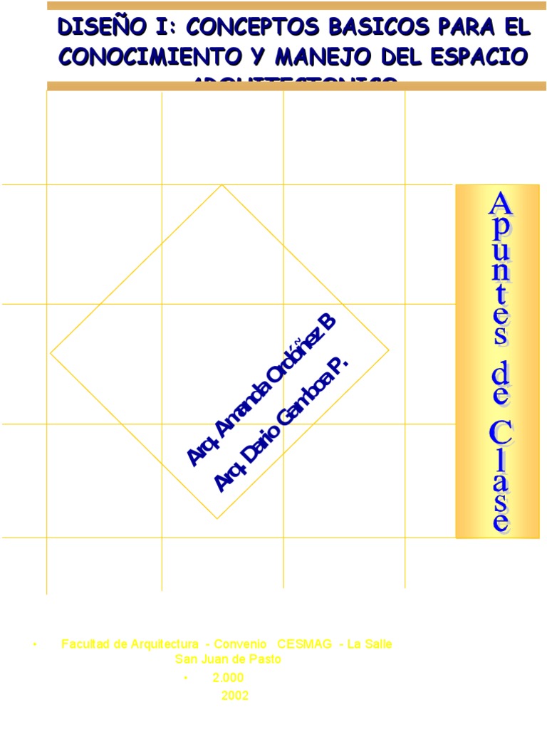 Conceptos Básicos del Diseño Arquitectónico | PDF | Espacio | Diseño