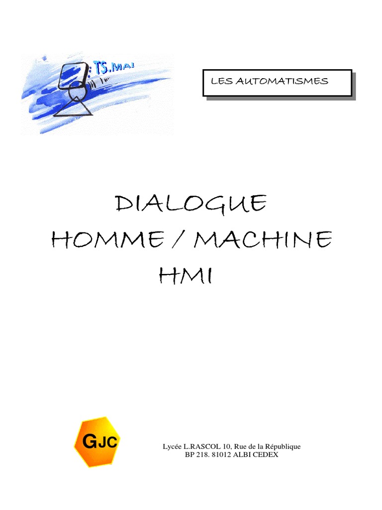 Dialogue Homme-Machine en Automatisme | PDF | Terminal informatique ...