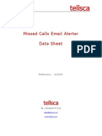 telisca Missed Calls Email Alerter English