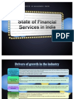 Present State of Financial Services Industry in India