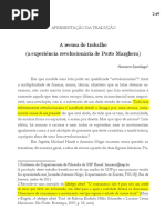 A Recusa Do Trabalho